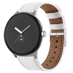ラウンドテール本革ウォッチバンド、Google Pixel Watch 4 / 3 / 2 / 1 41mm用