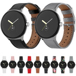 ラウンドテール本革ウォッチバンド、Google Pixel Watch 4 / 3 / 2 / 1 41mm用