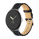 溝入り本革ウォッチバンド、Google Pixel Watch 4 / 3 / 2 / 1 41mm用