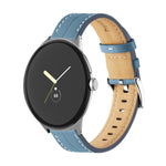 溝入り本革ウォッチバンド、Google Pixel Watch 4 / 3 / 2 / 1 41mm用