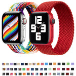 ナイロンシングルターン編みウォッチバンド Apple Watch Series 8&7 41mm / SE 2&6&SE&5&4 40mm / 3&2&1 38mm用、Apple Watch Series 8&7 41mm、135mm用、Apple Watch Series 8&7 41mm、135mm用