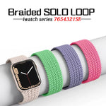 ナイロンシングルターン編みウォッチバンド Apple Watch Series 8&7 41mm / SE 2&6&SE&5&4 40mm / 3&2&1 38mm用、Apple Watch Series 8&7 41mm、135mm用、Apple Watch Series 8&7 41mm、135mm用