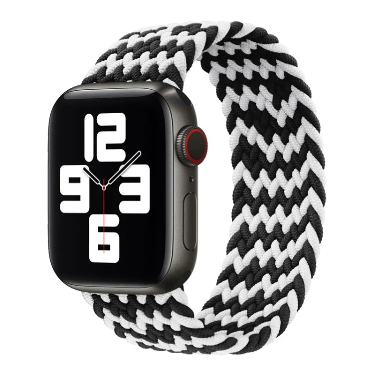 ナイロン単周り編み時計バンド、Apple Watch シリーズ8＆7 41mm / SE 2＆6＆SE＆5＆4 40mm / 3＆2＆1 38mm用、Apple Watch シリーズ8＆7 41mm 155mm用、Apple Watch シリーズ8＆7 41mm 155mm用