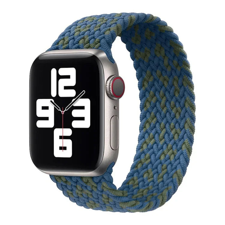 ナイロン単周り編み時計バンド、Apple Watch シリーズ8＆7 41mm / SE 2＆6＆SE＆5＆4 40mm / 3＆2＆1 38mm用、Apple Watch シリーズ8＆7 41mm 155mm用、Apple Watch シリーズ8＆7 41mm 155mm用