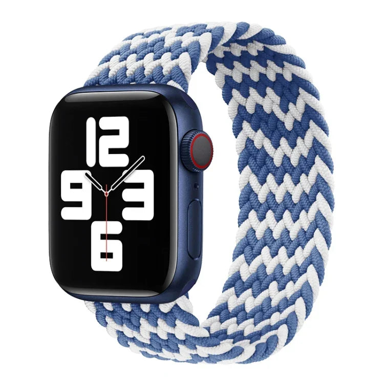 ナイロン単周り編み時計バンド、Apple Watch シリーズ8＆7 41mm / SE 2＆6＆SE＆5＆4 40mm / 3＆2＆1 38mm用、Apple Watch シリーズ8＆7 41mm 155mm用、Apple Watch シリーズ8＆7 41mm 155mm用