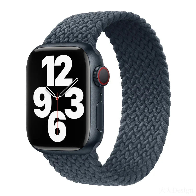 ナイロン単周り編み時計バンド、Apple Watch シリーズ8＆7 41mm / SE 2＆6＆SE＆5＆4 40mm / 3＆2＆1 38mm用、Apple Watch シリーズ8＆7 41mm 155mm用、Apple Watch シリーズ8＆7 41mm 155mm用