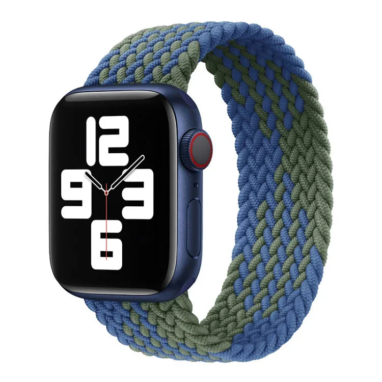 ナイロン単周り編み時計バンド、Apple Watch シリーズ8＆7 41mm / SE 2＆6＆SE＆5＆4 40mm / 3＆2＆1 38mm用、Apple Watch シリーズ8＆7 41mm 155mm用、Apple Watch シリーズ8＆7 41mm 155mm用