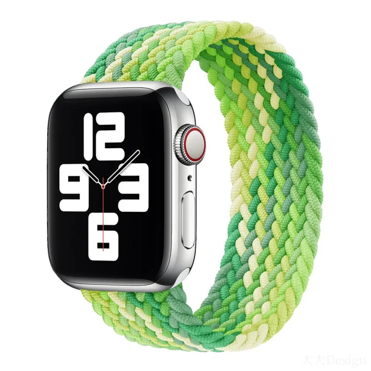 ナイロン単周り編み時計バンド、Apple Watch シリーズ8＆7 41mm / SE 2＆6＆SE＆5＆4 40mm / 3＆2＆1 38mm用、Apple Watch シリーズ8＆7 41mm 155mm用、Apple Watch シリーズ8＆7 41mm 155mm用