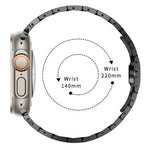 スチール時計バンド、Apple Watch シリーズ8＆7 41mm / SE 2＆6＆SE＆5＆4 40mm / 3＆2＆1 38mm用、Apple Watch Ultra 49mm / シリーズ8＆7 45mm / SE 2＆6＆SE＆5＆4 44mm / 3＆2＆1 42mm用