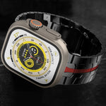 スチール時計バンド、Apple Watch シリーズ8＆7 41mm / SE 2＆6＆SE＆5＆4 40mm / 3＆2＆1 38mm用、Apple Watch Ultra 49mm / シリーズ8＆7 45mm / SE 2＆6＆SE＆5＆4 44mm / 3＆2＆1 42mm用