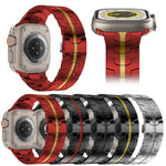 スチール時計バンド、Apple Watch シリーズ8＆7 41mm / SE 2＆6＆SE＆5＆4 40mm / 3＆2＆1 38mm用、Apple Watch Ultra 49mm / シリーズ8＆7 45mm / SE 2＆6＆SE＆5＆4 44mm / 3＆2＆1 42mm用