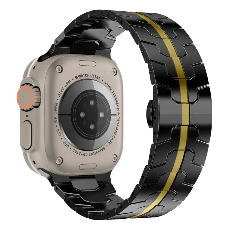 スチール時計バンド、Apple Watch シリーズ8＆7 41mm / SE 2＆6＆SE＆5＆4 40mm / 3＆2＆1 38mm用、Apple Watch Ultra 49mm / シリーズ8＆7 45mm / SE 2＆6＆SE＆5＆4 44mm / 3＆2＆1 42mm用