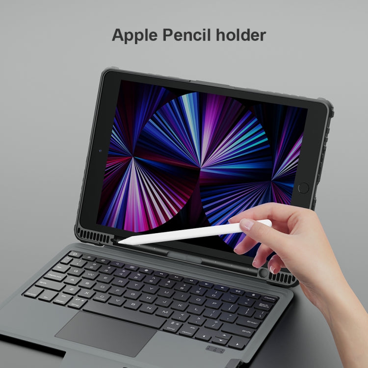 Nillkin バンパーコンボキーボードケース, iPad 10.2 2019/2020/2021用