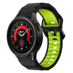 ウェーブツーカラーシリコンウォッチバンド、Samsung Galaxy Watch5 Pro用