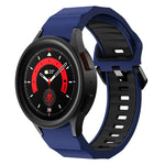 ウェーブツーカラーシリコンウォッチバンド、Samsung Galaxy Watch5 Pro用