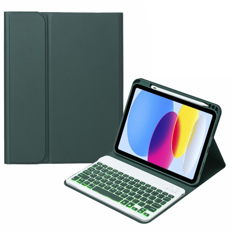 SA-10DS バックライトBluetoothキーボード付きレザータブレットケース ペンスロット付き, iPad 第10世代 10.9 2022用
