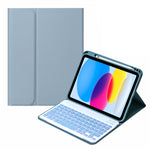 SA-10DS バックライトBluetoothキーボード付きレザータブレットケース ペンスロット付き, iPad 第10世代 10.9 2022用