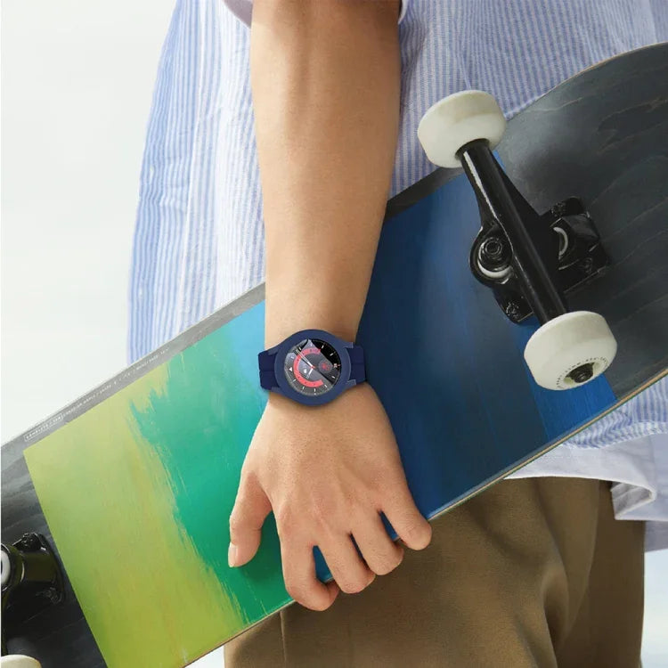 PC＋強化フィルム燃料噴射ウォッチ保護ケース、Samsung Galaxy Watch5 Pro 45mm用