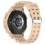 アーマーシリコンウォッチバンド＋保護ケース、Samsung Galaxy Watch5 40mm用、Samsung Galaxy Watch5 44mm用、Samsung Galaxy Watch4 40mm用、Samsung Galaxy Watch4 44mm用