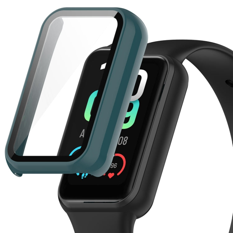 PC + Tempered Glass Integrated Protective Watch Case, For Amazfit Band 7
