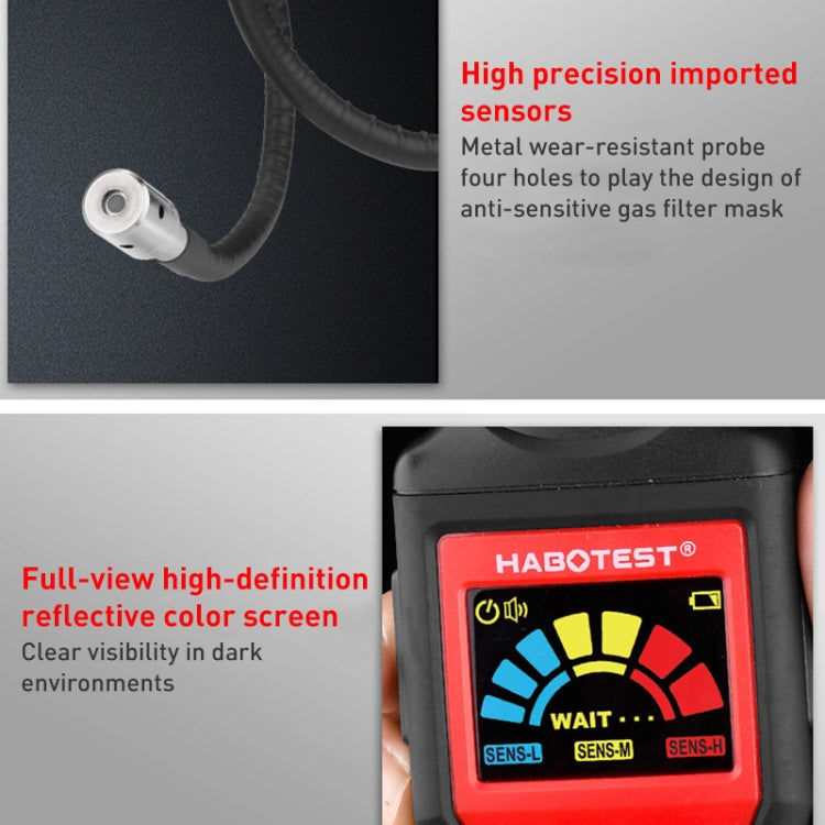 HABOTEST HT601A 可燃性ガス検知器 千電池モデル, HT601A