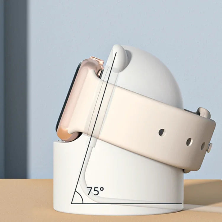 Apple Watchスマートウォッチ用シリコン充電ホルダー（充電器なし）