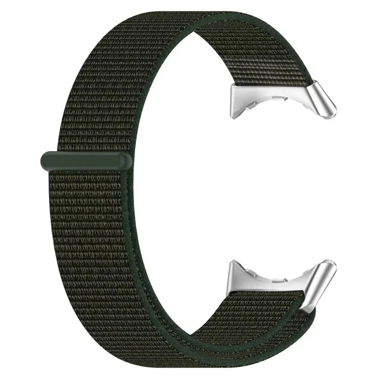 メタルヘッドナイロンループウォッチバンド、Google Pixel Watch 4 / 3 / 2 / 1 41mm用