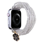 Multi-row Beads Watch Band, For Apple Watch Ultra 49mm / Series 8&7 45mm, For Apple Watch Series 8&7 41mm