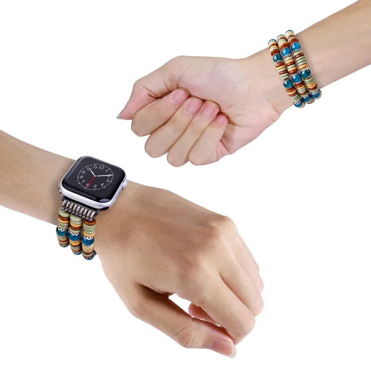ピースビーズウォッチバンド、Apple Watch Ultra 49mm / シリーズ8＆7 45mm用、Apple Watch シリーズ8＆7 41mm用