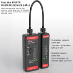 HABOTEST HT812A 2イン1電話回線ネットワークラインテスター、HT812A