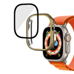 メッキ光沢PC強化ガラス一体型ウォッチケース、Apple Watch Ultra 3 / 2 / 1 49mm用