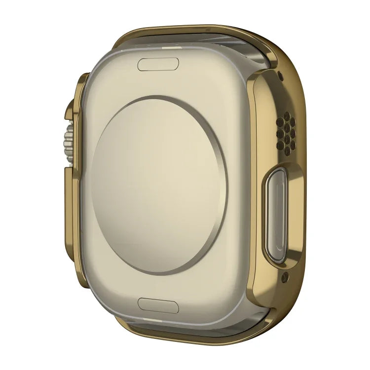 メッキ光沢PC強化ガラス一体型ウォッチケース、Apple Watch Ultra 3 / 2 / 1 49mm用