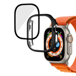メッキ光沢PC強化ガラス一体型ウォッチケース、Apple Watch Ultra 3 / 2 / 1 49mm用