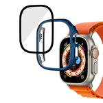 メッキ光沢PC強化ガラス一体型ウォッチケース、Apple Watch Ultra 3 / 2 / 1 49mm用