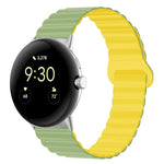 リバースバックル磁気シリコンウォッチバンド Google Pixel Watch 4 / 3 / 2 / 1 41mm用