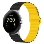 リバースバックル磁気シリコンウォッチバンド Google Pixel Watch 4 / 3 / 2 / 1 41mm用