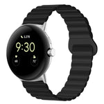 リバースバックル磁気シリコンウォッチバンド Google Pixel Watch 4 / 3 / 2 / 1 41mm用