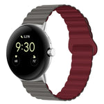 リバースバックル磁気シリコンウォッチバンド Google Pixel Watch 4 / 3 / 2 / 1 41mm用