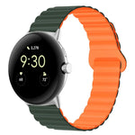 リバースバックル磁気シリコンウォッチバンド Google Pixel Watch 4 / 3 / 2 / 1 41mm用