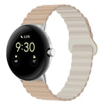 リバースバックル磁気シリコンウォッチバンド Google Pixel Watch 4 / 3 / 2 / 1 41mm用
