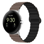 リバースバックル磁気シリコンウォッチバンド Google Pixel Watch 4 / 3 / 2 / 1 41mm用