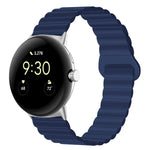 リバースバックル磁気シリコンウォッチバンド Google Pixel Watch 4 / 3 / 2 / 1 41mm用