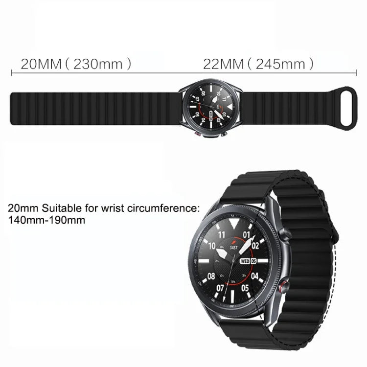 リバースバックル磁気シリコンウォッチバンド Google Pixel Watch 4 / 3 / 2 / 1 41mm用