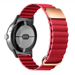 リバースバックル磁気本革ウォッチバンド、Google Pixel Watch 4 / 3 / 2 / 1 41mm用