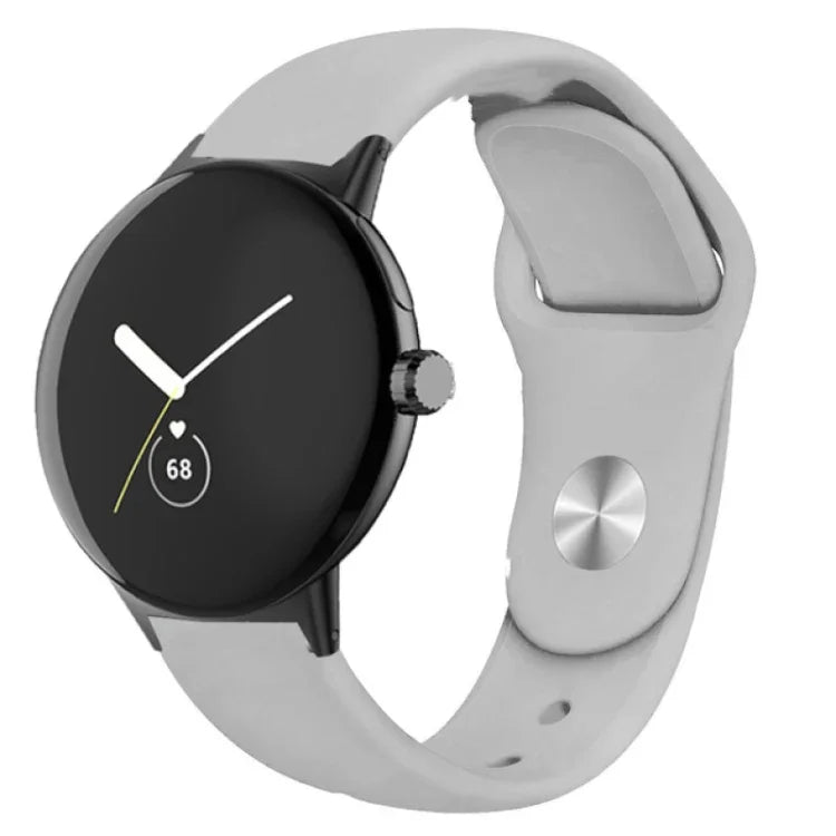 単色リバースバックルシリコンウォッチバンド、Google Pixel Watch 4 / 3 / 2 / 1 41mm用
