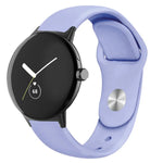 単色リバースバックルシリコンウォッチバンド、Google Pixel Watch 4 / 3 / 2 / 1 41mm用