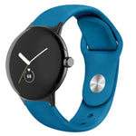 単色リバースバックルシリコンウォッチバンド、Google Pixel Watch 4 / 3 / 2 / 1 41mm用