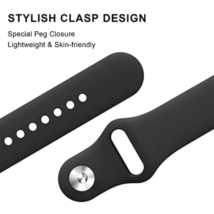 単色リバースバックルシリコンウォッチバンド、Google Pixel Watch 4 / 3 / 2 / 1 41mm用