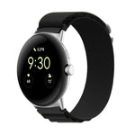 ナイロンループ銀コネクターウォッチバンド、Google Pixel Watch 4 / 3 / 2 / 1 41mm用