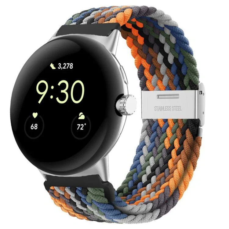 メタルバックルナイロンウォッチバンド Google Pixel Watch 4 / 3 / 2 / 1 41mm 用